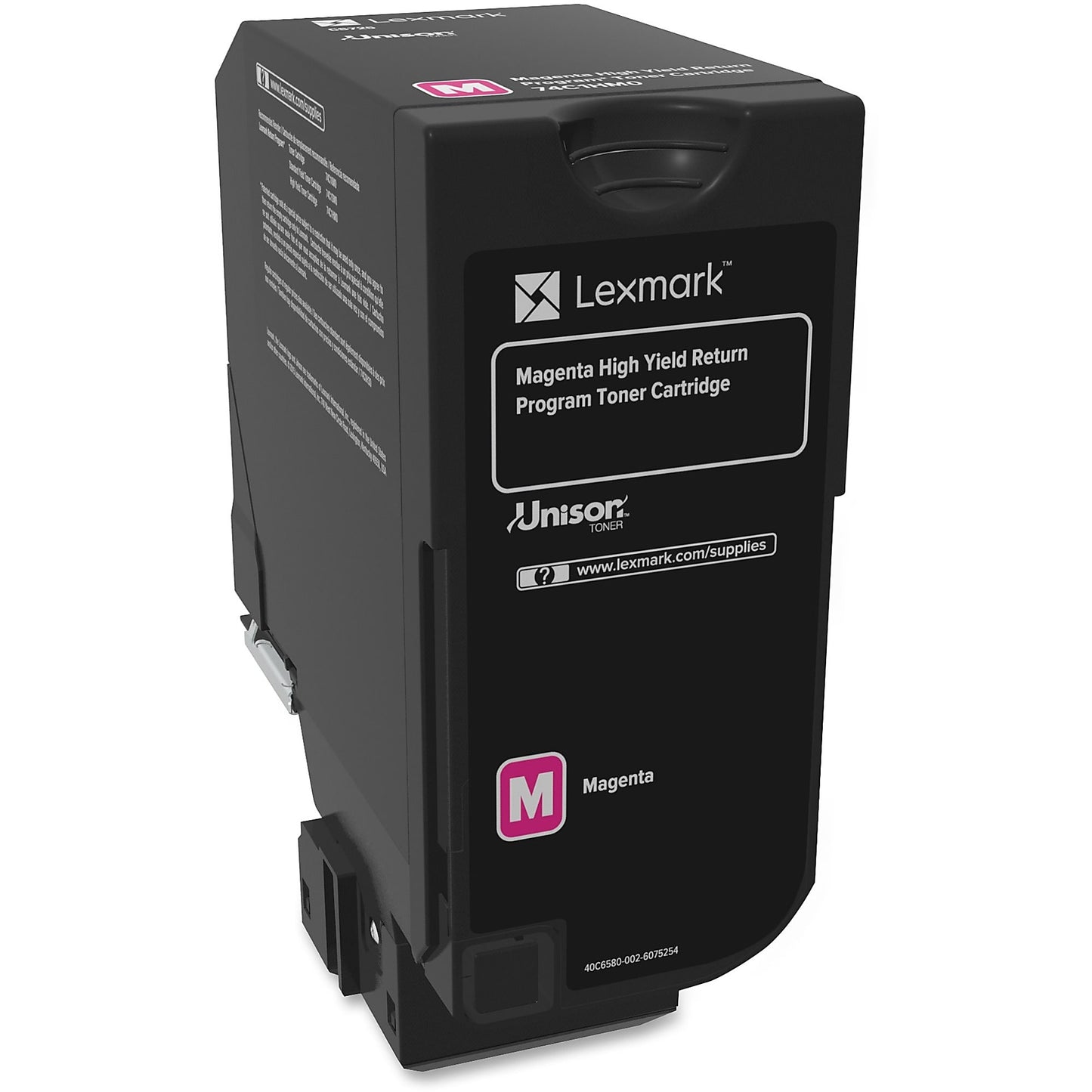 Genuine Lexmark 74C1HM0 High Yield Magenta Toner Cartridge (12,000 pages) Return Program