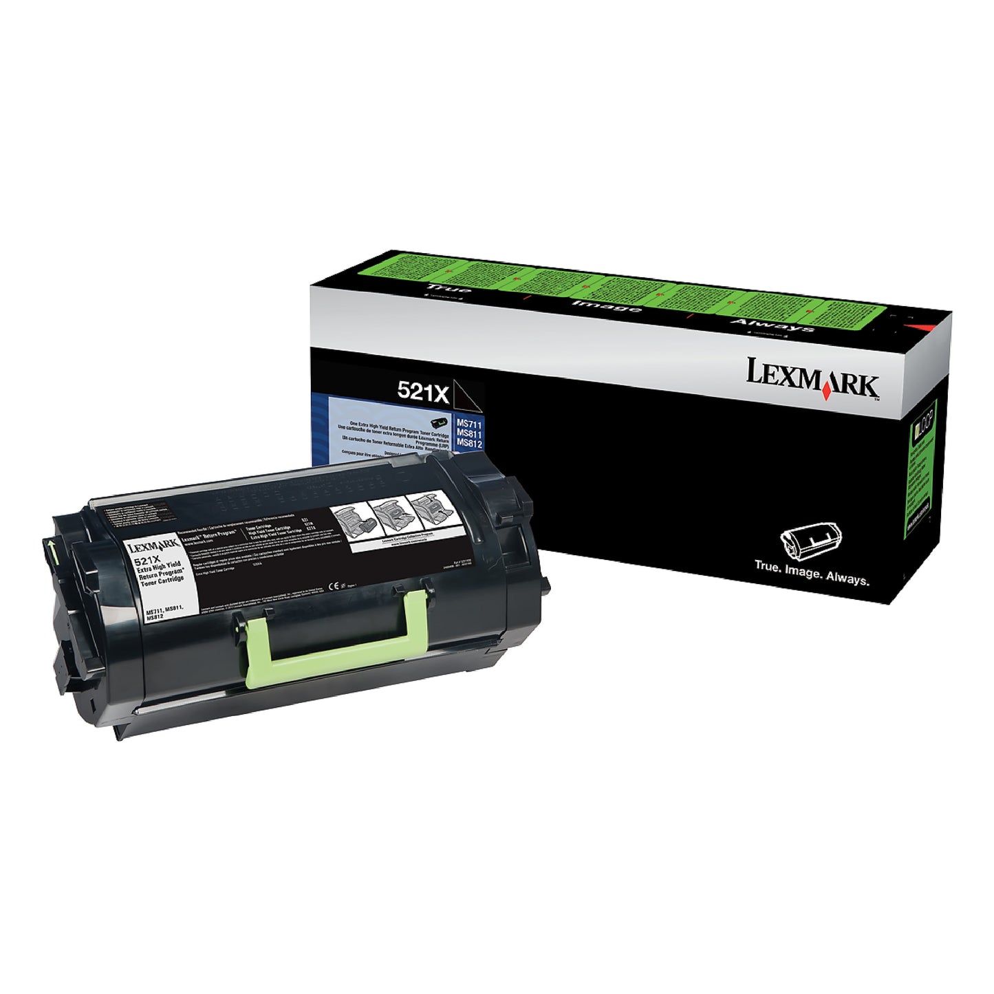 Genuine Lexmark 52D1X00 High Yield Black Toner Cartridge (45,000 pages) Return Program