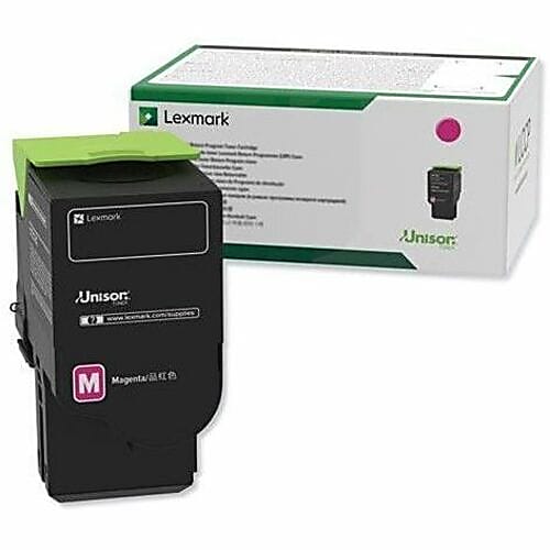 Genuine Lexmark 78C1XM0 High Yield Magenta Toner Cartridge (5,000 pages) Return Program