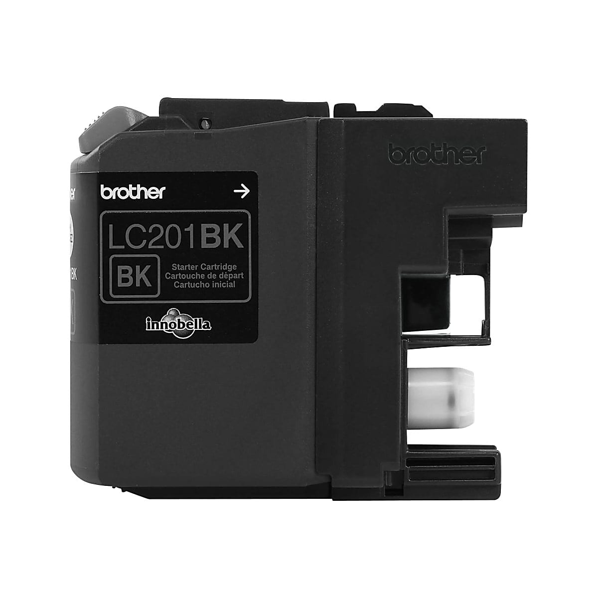 Genuine Brother LC201BK Black Ink Cartridge (260 pages)
