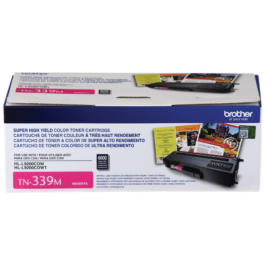 Genuine Brother TN339M Magenta Toner Cartridge (6,000 pages)