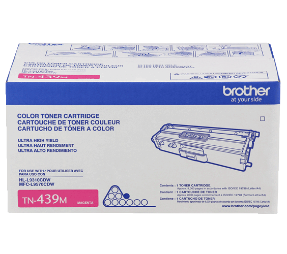 Genuine Brother TN439M Magenta Toner Cartridge (9,000 pages)