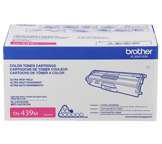 Genuine Brother TN439M Magenta Toner Cartridge (9,000 pages)